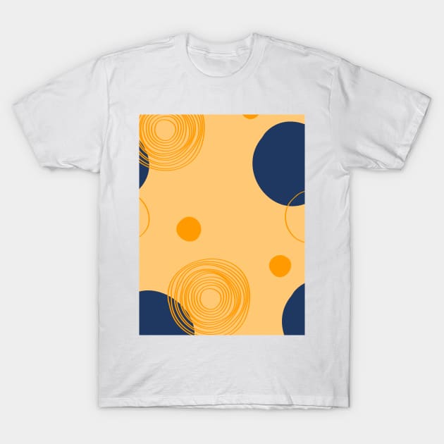 Abstract circle pattern T-Shirt by Word and Saying